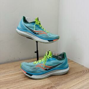 Saucony Endorphin Pro running shoes Blue And Green Men’s Size 10